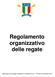 Regolamento organizzativo delle regate