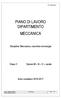 PIANO DI LAVORO DIPARTIMENTO MECCANICA