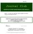 Journal Club GRUPPO DI STUDIO RADIOTERAPIA METABOLICA