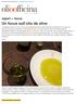 Un focus sull olio da olive