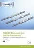 MODIX Manicotti per barre d armatura Sistema di giunzione delle barre sicuro e flessibile. Version: IT 05/2016. Manuale Tecnico