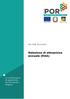 POR FESR Relazione di attuazione annuale (RAA)