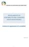REGOLAMENTO DI CONTABILITÀ PER I CONSORZI SOCIO ASSISTENZIALI. Schema di regolamento di contabilità