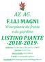 AZ. AG. F.LLI MAGNI LISTINO PIANTE