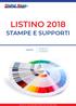 LISTINO 2018 STAMPE E SUPPORTI.   P.IVA