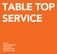 TAVOLA TABLE TOP SERIES 662 TABLE TOP SERVICE TAVOLA TABLE TOP SERVICE TISCHSERVICE SERVICE DE TABLE SERVICIO DE MESA