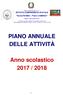 PIANO ANNUALE DELLE ATTIVITÀ