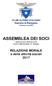 ASSEMBLEA DEI SOCI sabato 24 marzo 2018 ore 14,30 via pizzo della Presolana, 15 - Bergamo
