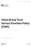 Intesi Group Trust Service Provision Policy (TSPP)