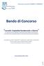 Direzione Centrale Credito e Welfare. Bando di Concorso. Convitti: Ospitalità Residenziale e Diurna