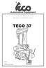 Automotive Equipment TECO 37. Versione 2.2