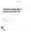 Statistica degli allievi inizio anno 2013/14