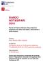 BANDO NOT&SIPARI 2018