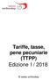 Tariffe, tasse, pene pecuniarie (TTPP) Edizione I / swiss unihockey