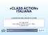 «CLASS ACTION» ITALIANA
