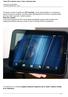 Il TouchPad, con un brillante display multitouch capacitivo da 9,7 pollici, tastiera virtuale, avvio istantaneo,