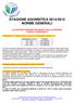 STAGIONE AGONISTICA 2014/2015 NORME GENERALI