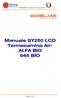 Manuale SY250 LCD Termocamino Air: ALFA BIO 945 BIO