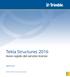 Tekla Structures Avvio rapido del servizio licenze. aprile Trimble Solutions Corporation