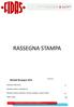 RASSEGNA STAMPA. Martedì 09 giugno Sommario: Rassegna Associativa. Rassegna Sangue e Emoderivati