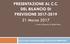 PRESENTAZIONE AL C.C. DEL BILANCIO DI PREVISIONE Marzo 2017