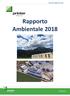 RAPPORTO AMBIENTALE Rapporto Ambientale 2018