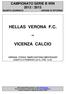 HELLAS VERONA F.C. VICENZA CALCIO