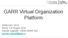 GARR Virtual Organization Platform. IDEM DAY 2018 Roma 7-9 Giugno 2018 Davide Vaghetti - IDEM GARR AAI