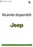 Ricambi disponibili. 1 Autoservices 4WD Bertuletti TEL: MAIL: VIA G.L. LAGRANGE NR BERGAMO (BG)