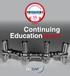 Continuing Education2014/15