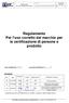 Regolamento Per l uso corretto del marchio per la certificazione di persone e prodotto