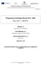 Programma di Sviluppo Rurale Reg. (UE) n. 1305/2013