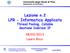 Lezione n.2 LPR - Informatica Applicata Thread Pooling, Callable Gestione Indirizzi IP