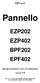 CET s.r.l. Pannello EZP202 EZP402 BPF202 EPF402. Manuale d'istruzione, d'uso e di installazione. Versione 1.0