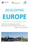 DEVELOPING EUROPE. Rafforzare la sicurezza energetica locale
