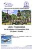 LAOS - THAILANDIA Dal 30 ottobre al 10 novembre 2018 (12 giorni 9 notti)