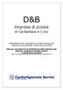 D&B. Impresa di pulizie. di Cai Barbara e C.snc