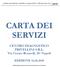 CARTA DEI SERVIZI CENTRO DIAGNOSTICO TRIVELLINI S.R.L CARTA DEI SERVIZI. CENTRO DIAGNOSTICO TRIVELLINI S.R.L. Via Cesare Rosaroll, 31- Napoli