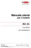 Manuale utente per il modello