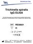 Trichinella spiralis IgG ELISA