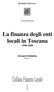 La finanza degli enti locali in Toscana