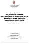 RELAZIONE E PARERE DELL'ORGANO DI REVISIONE ALLA PROPOSTA DI BILANCIO DI PREVISIONE