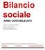 Bilancio sociale ANNO CONTABILE 2016