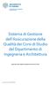 Sistema di Gestione dell Assicurazione della Qualità dei Corsi di Studio del Dipartimento di Ingegneria e Architettura