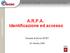 A.R.P.A. Identificazione ed accesso