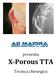 presenta X-Porous TTA Tecnica chirurgica