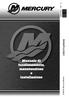 2016, Mercury Marine. Manuale di funzionamento, manutenzione e installazione. 2.5/3.5 FourStroke