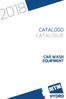 CATALOGO CATALOGUE CAR WASH EQUIPMENT