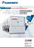 COMFORT REFRIGERATORI. REFRIGERATORI CONDENSATI AD ARIA CON COMPRESSORI A VITE INVERTER, DA 477 A 1697 kw R513A TOTAL TECHNOLOGY