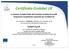 Certificato Ecolabel UE
